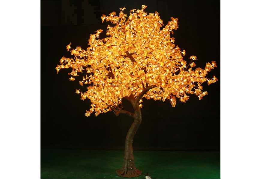 LED Boom | Wam Wit | 2,4 Meter | Natuur getrouwe Stam